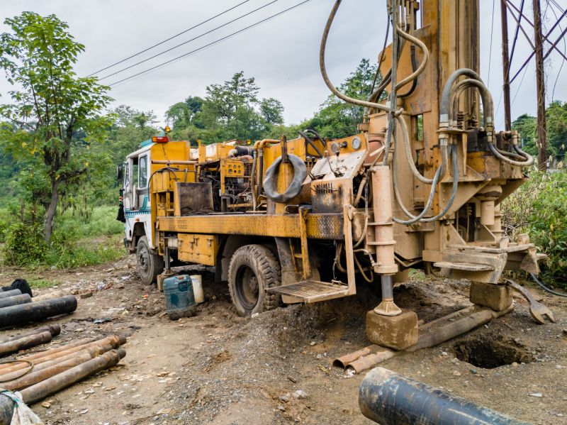 Drilling Equipment at Work